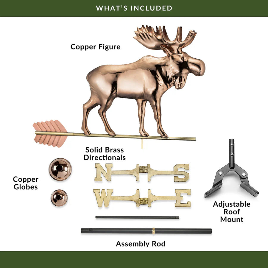 Moose Weathervane with Arrow