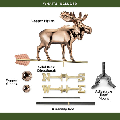 Moose Weathervane with Arrow