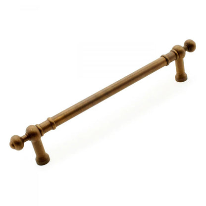 Plain Appliance Pull with Decorative Ends 12"