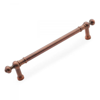 Plain Appliance Pull with Decorative Ends 12"