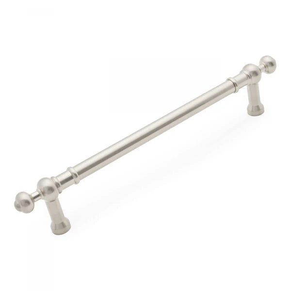 Plain Appliance Pull with Decorative Ends 12"