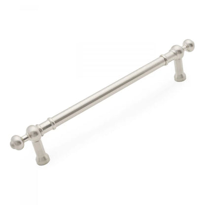 Plain Appliance Pull with Decorative Ends 12"