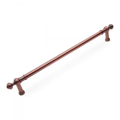 Plain Appliance Pull with Decorative Ends 18"