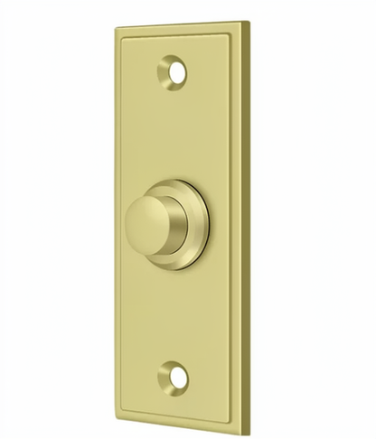 Door Bell Button, Rectangular Contemporary