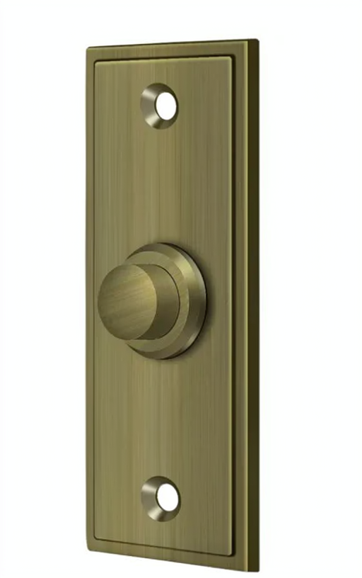 Door Bell Button, Rectangular Contemporary