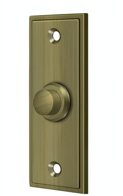 Door Bell Button, Rectangular Contemporary