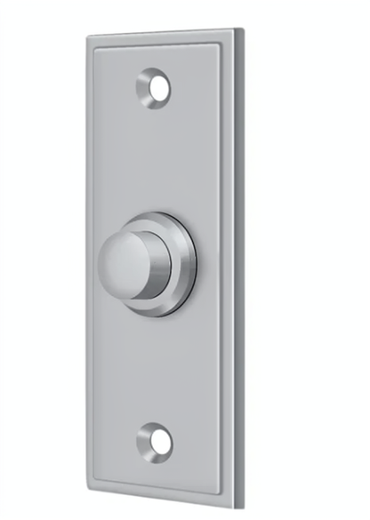 Door Bell Button, Rectangular Contemporary