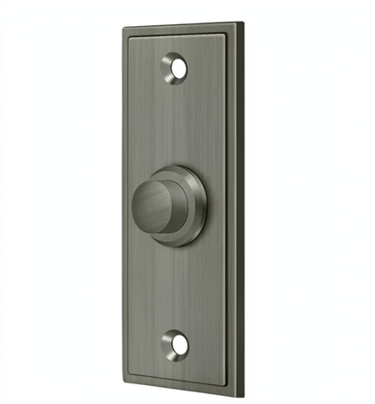 Door Bell Button, Rectangular Contemporary