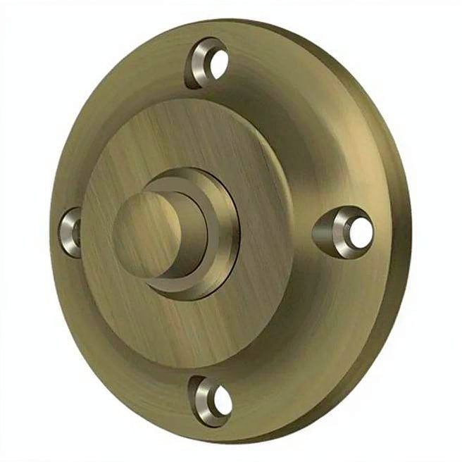 Door Bell Button, Round Contemporary