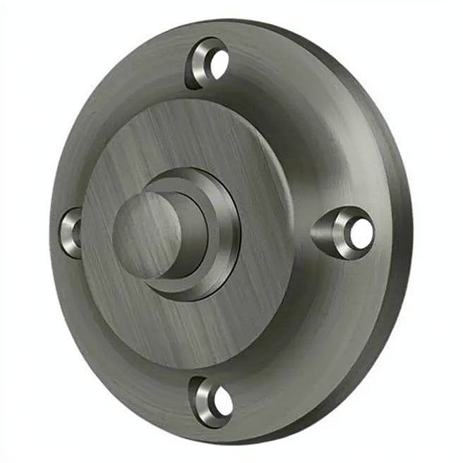 Door Bell Button, Round Contemporary
