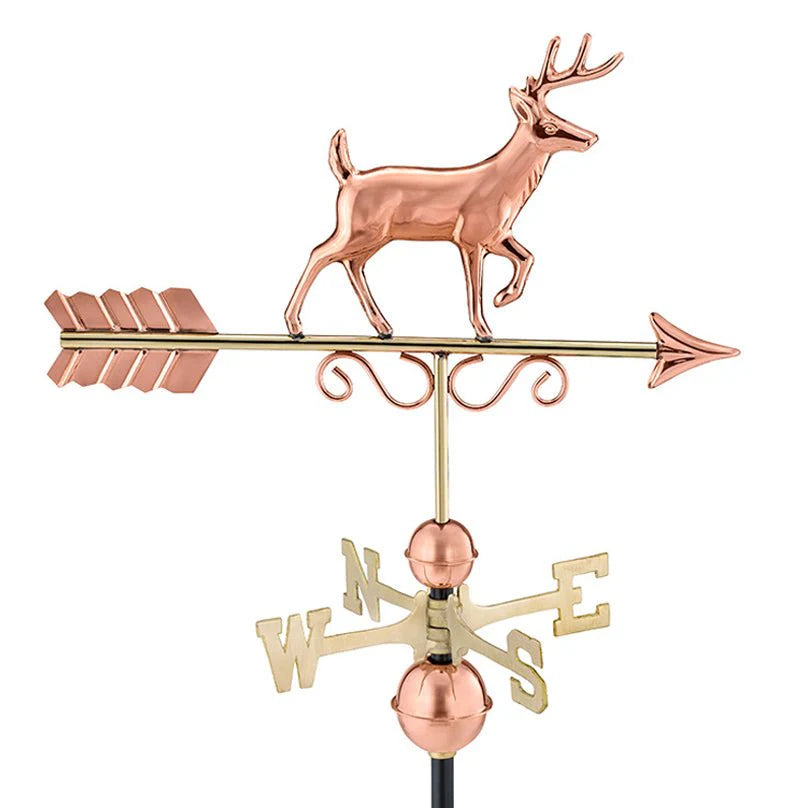Proud Buck Weathervane - Pure Copper