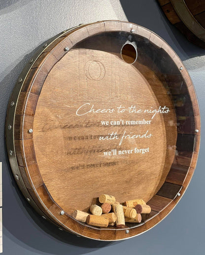 Wine Barrel Cork Collector