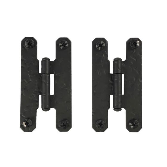 3" Cabinet H Hinge, Rough, Pair