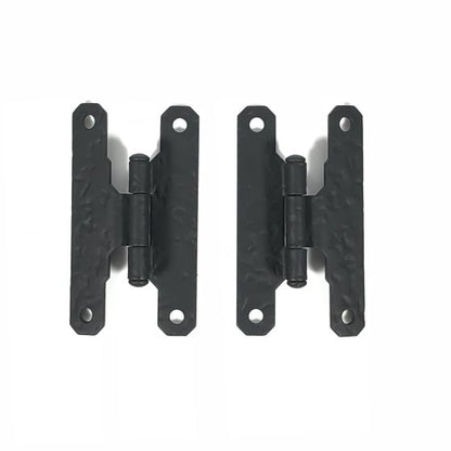 3" Offset Cabinet H Hinge, Rough, Pair