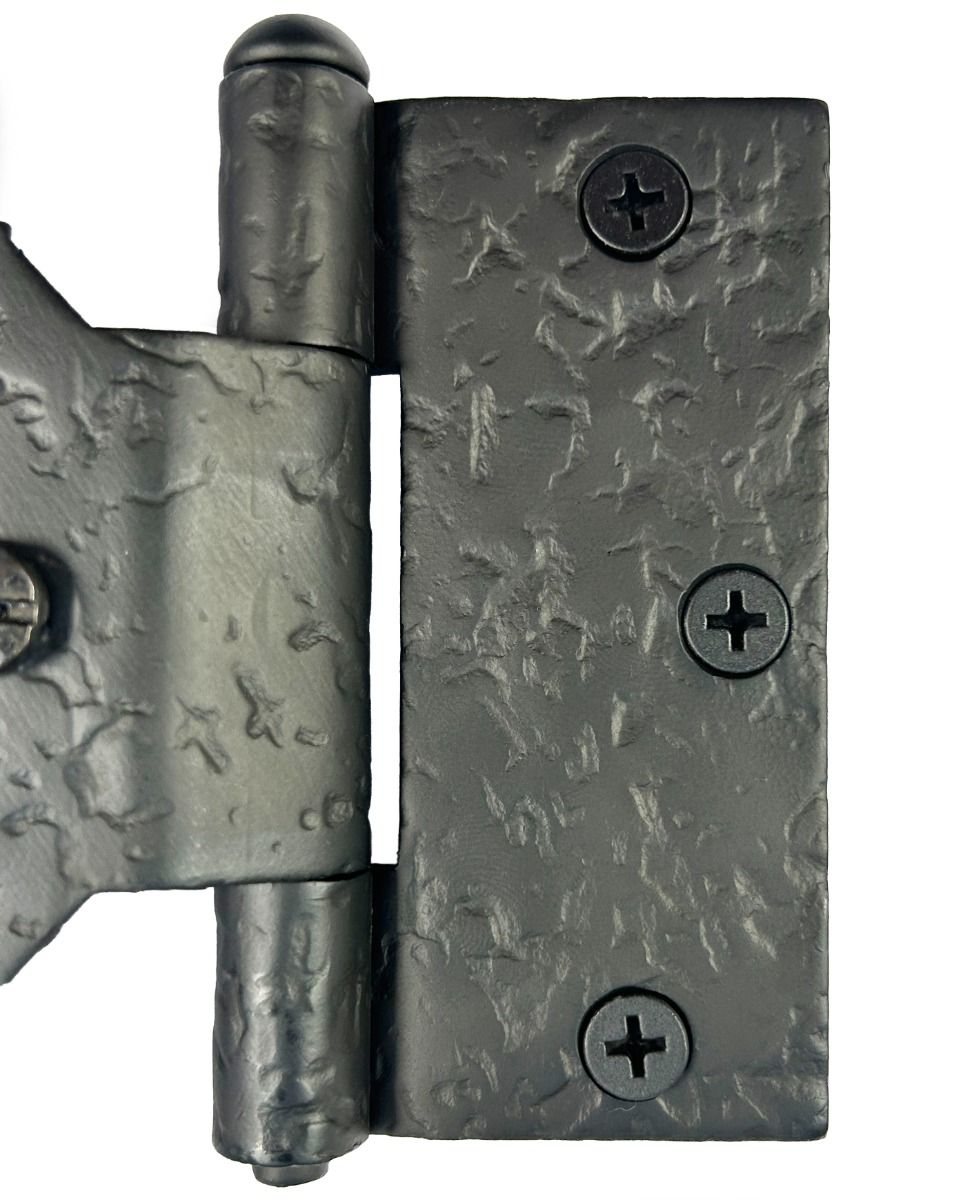 7" L Half Surface Hinge, Pair