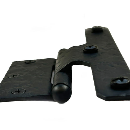 7" L Half Surface Hinge, Pair