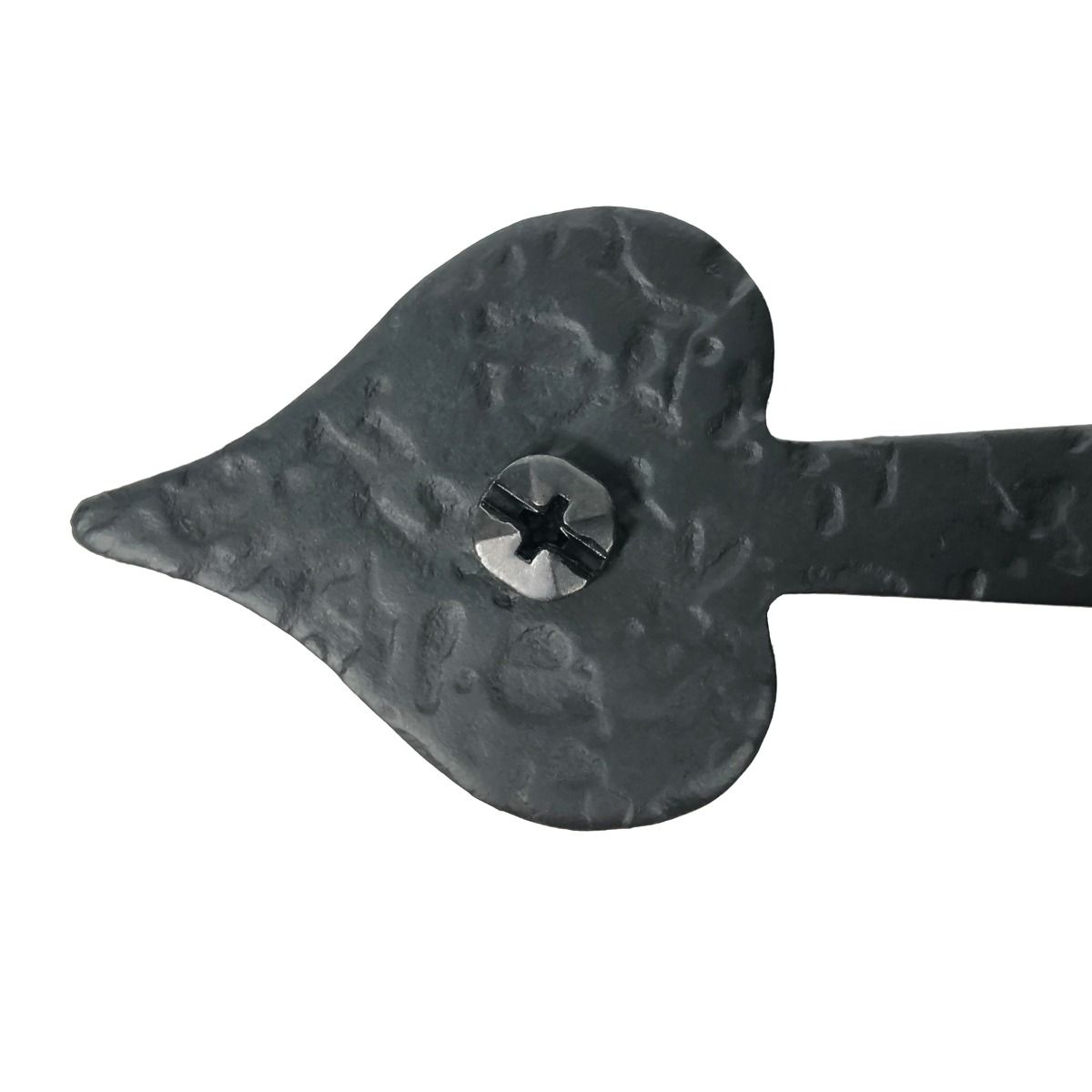 8-3/4" Decorative Rough Heart Strap