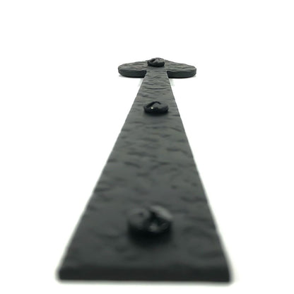 8-3/4" Decorative Rough Heart Strap
