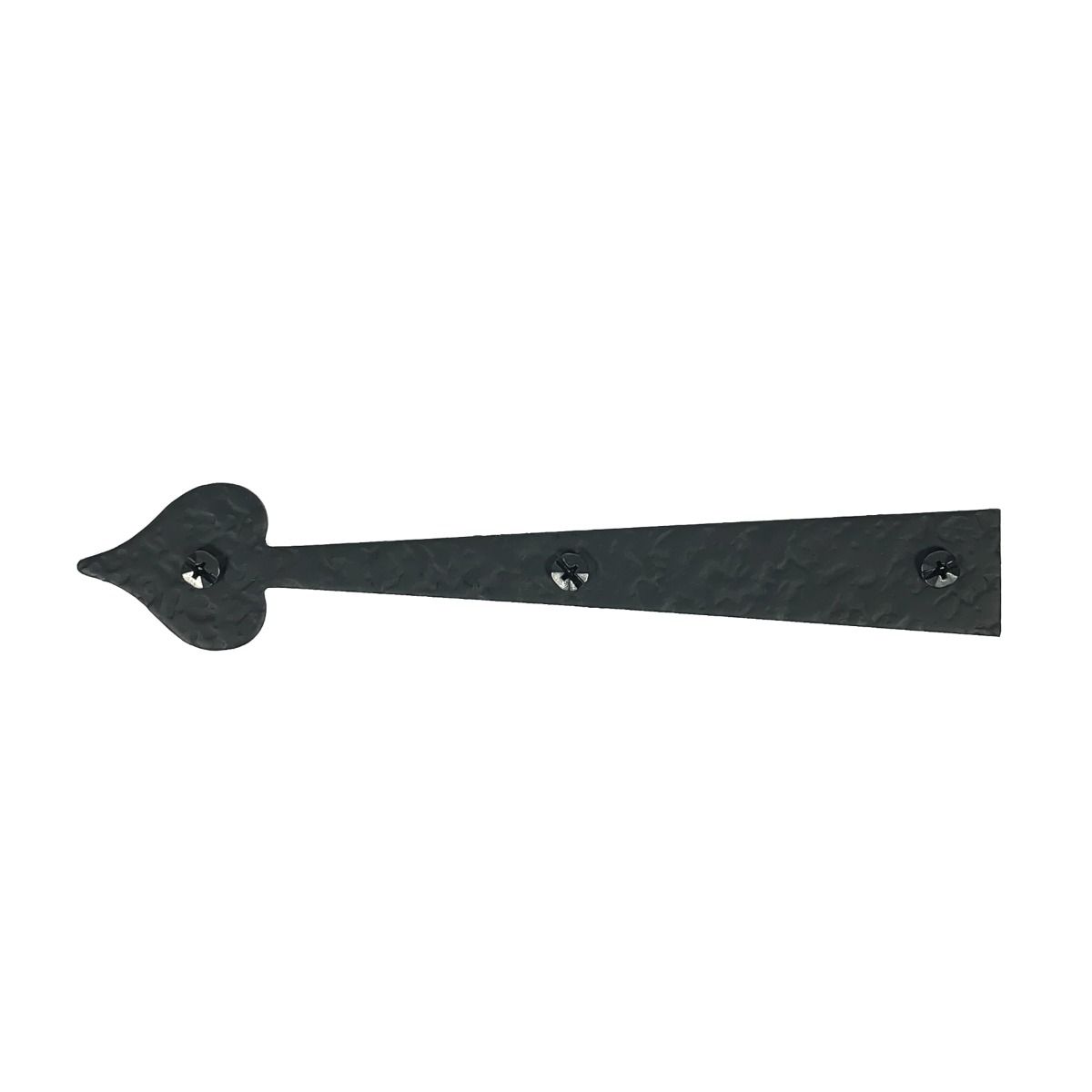 8-3/4" Decorative Rough Heart Strap
