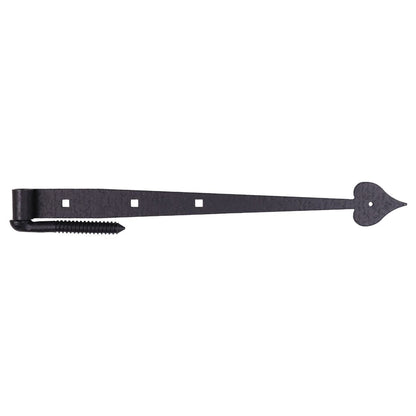 19-7/8" Rough Heart Gate Hinge with Carriage Bolts & Pintle