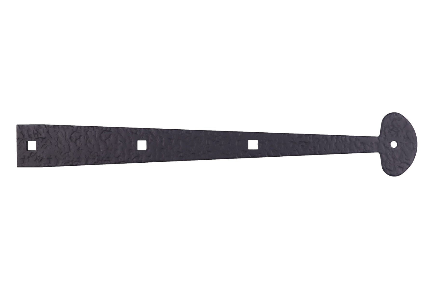 14 1/2" Decorative Rough Bean Gate Strap with Carriage Bolts