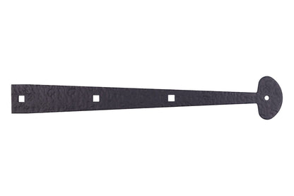 14 1/2" Decorative Rough Bean Gate Strap with Carriage Bolts