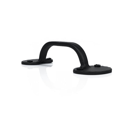 Heavy Duty Cast Small Bean Door Pull, Black