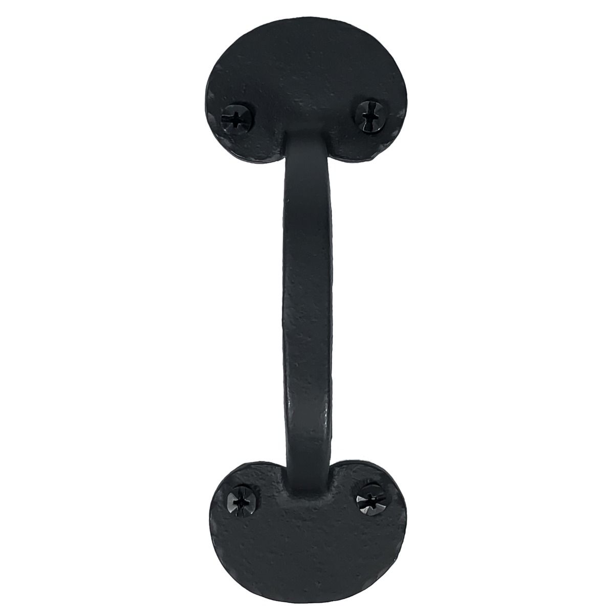 Heavy Duty Cast Small Bean Door Pull, Black