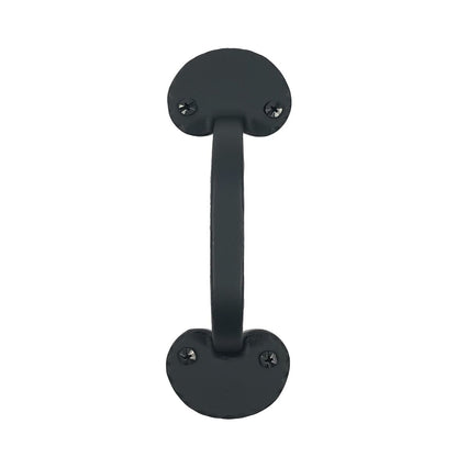 Heavy Duty Cast Large Bean Door Pull Black