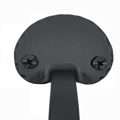Heavy Duty Cast Large Bean Door Pull Black