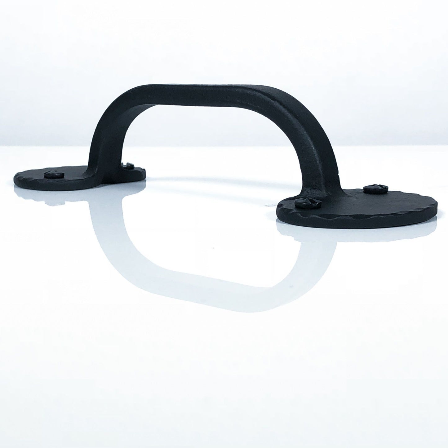 Heavy Duty Cast Large Bean Door Pull Black