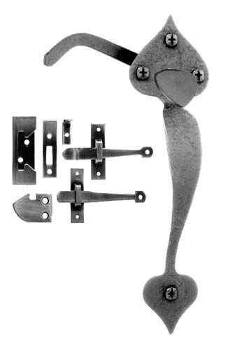 Rough Heart Thumb Latch Set