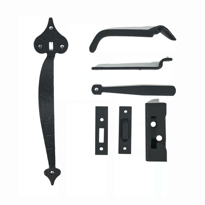 Rough Small Heart Thumb Latch Set