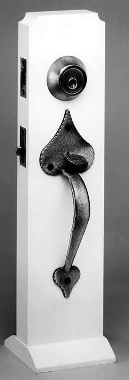 Double Handle Drop Latch Set W/ Deadbolt Heart (Pre-Drilled Doors)
