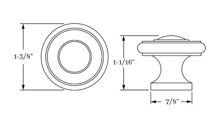 Traditional Knob 1.375