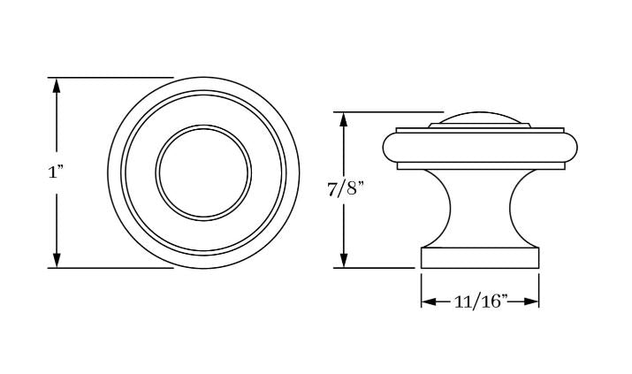 Traditional Knob 1