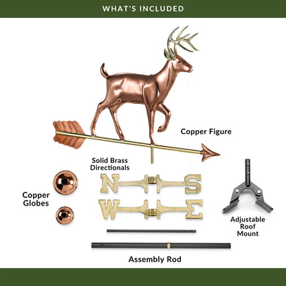 White Tail Buck Weathervane