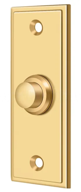 Door Bell Button, Rectangular Contemporary