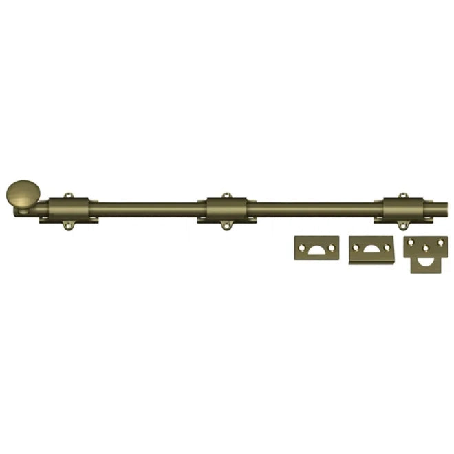 18" Surface Bolt (Multiple Finishes)