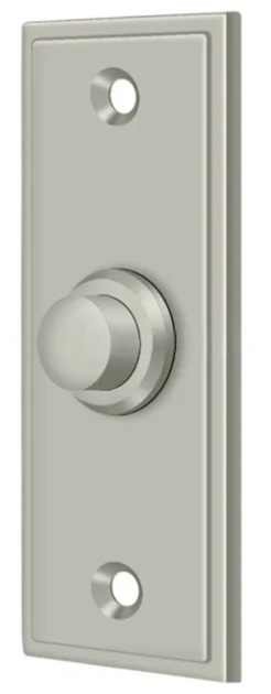 Door Bell Button, Rectangular Contemporary