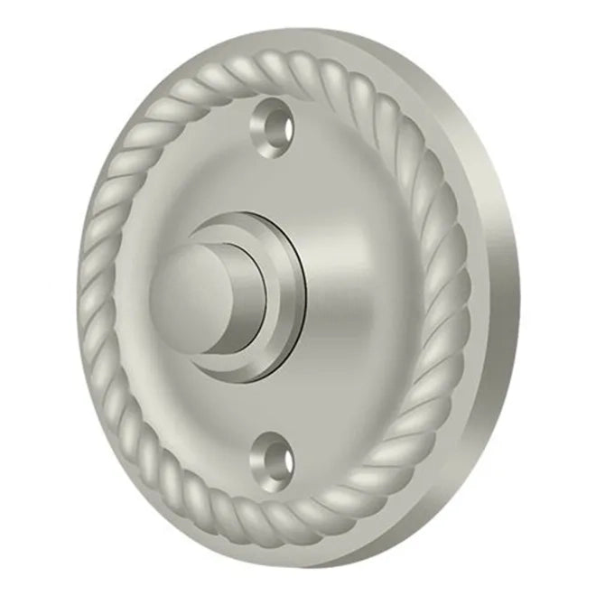 Door Bell Button, Round with Rope