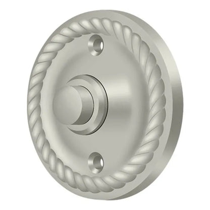 Door Bell Button, Round with Rope