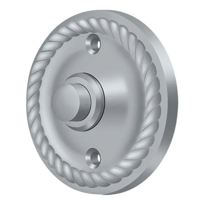 Door Bell Button, Round with Rope