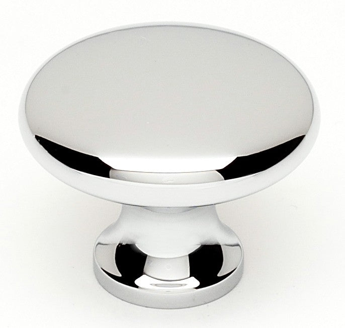 Polished Chrome Round Knob 1.5"