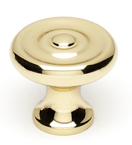 Polished Brass Knob 3/4"