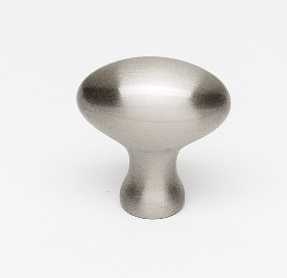 Satin Nickel Egg Knob Small