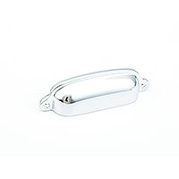 Polished Chrome Classic Cup Pull 3"