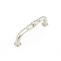 Satin Nickel Ornate Pull 96mm