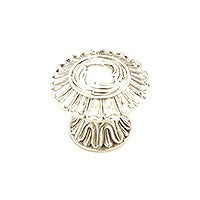 White Brass Knob 1.5"