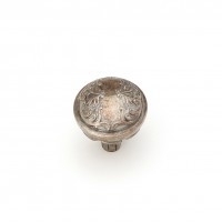 Monticello Silver Ornate Knob